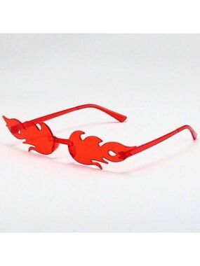 🆓 Free W/Purchase Dolls Kill Red Flame Sunglasses NWT
